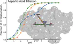 Charge Interactions in a Highly Charge-Depleted Protein